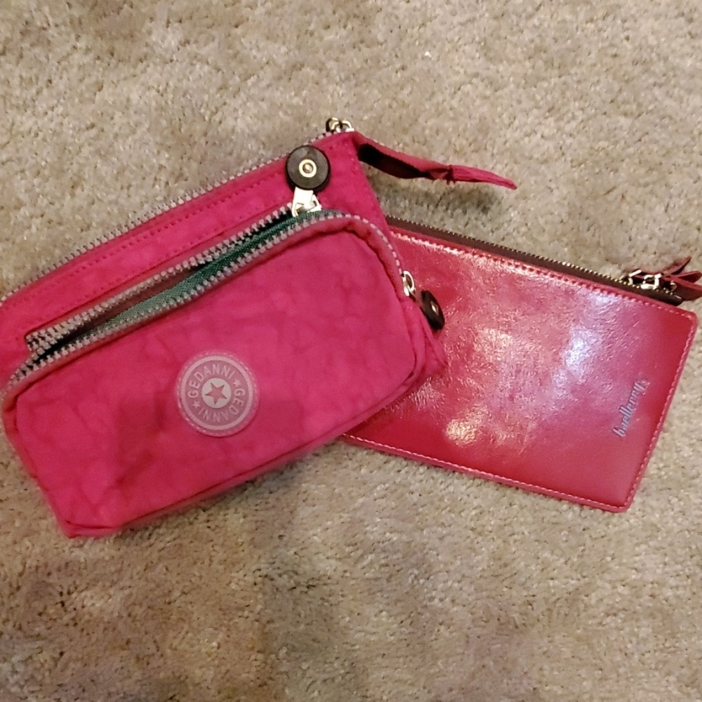 Clutch with card holder